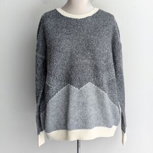Cashmere Wool Blend Knit Sweater